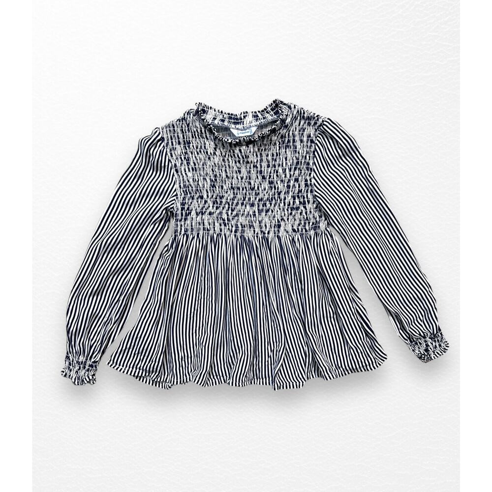 Mayoral Smocked Viscose Blouse, Size 7